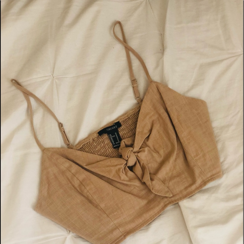 Forever 21, Size M, Brown top